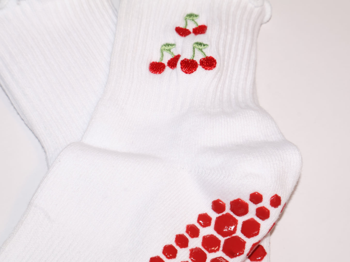CHERRY GRIPPY SOCKS