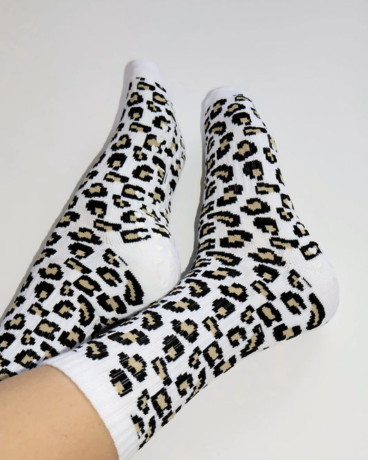 Animal Print Grip Socks