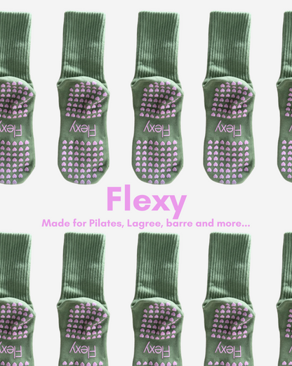 Matcha Grip Socks